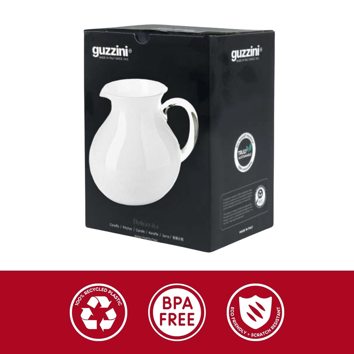 Dolcevita Balloon Pitcher with Spout (Unbreakable & BPA-Free) | Assorted Colors Available