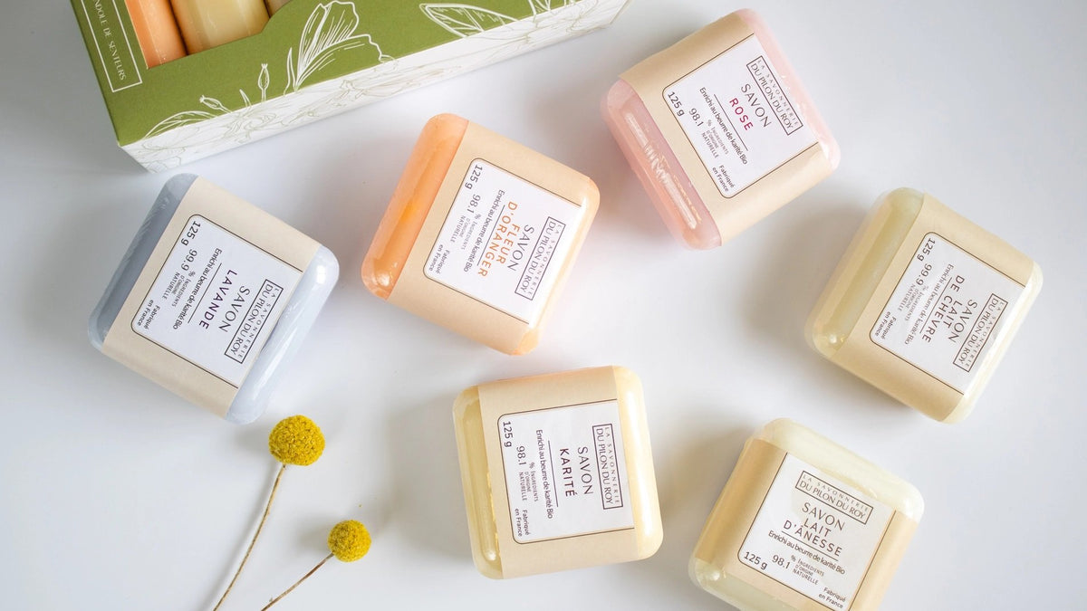 Organic Shea Butter Bar Soap | Verbena | Set of 3