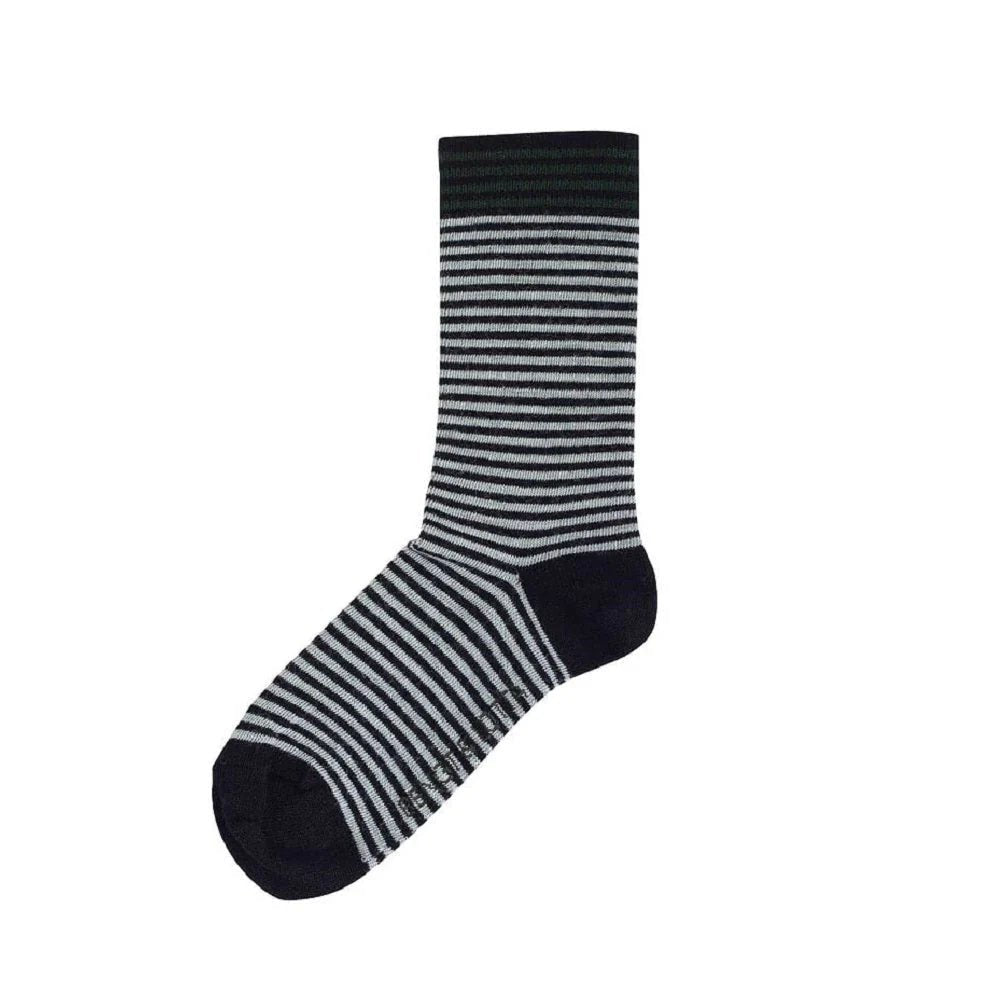 Bengt & Lotta Merino Wool Black Stripes Socks | "Axel" (Small & Large)