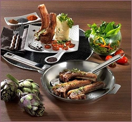 Cristel Strate Stainless Steel Frying Pan Plus — 11"