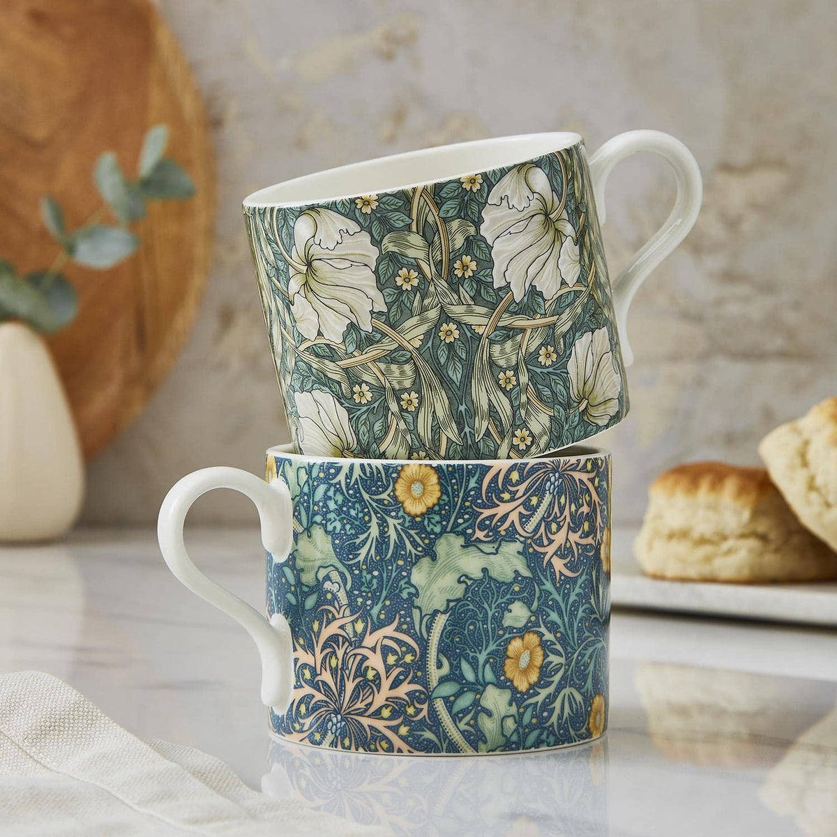 Morris & Co. Large Mug Gift Set of 2 | Pimpernel & Seaweed