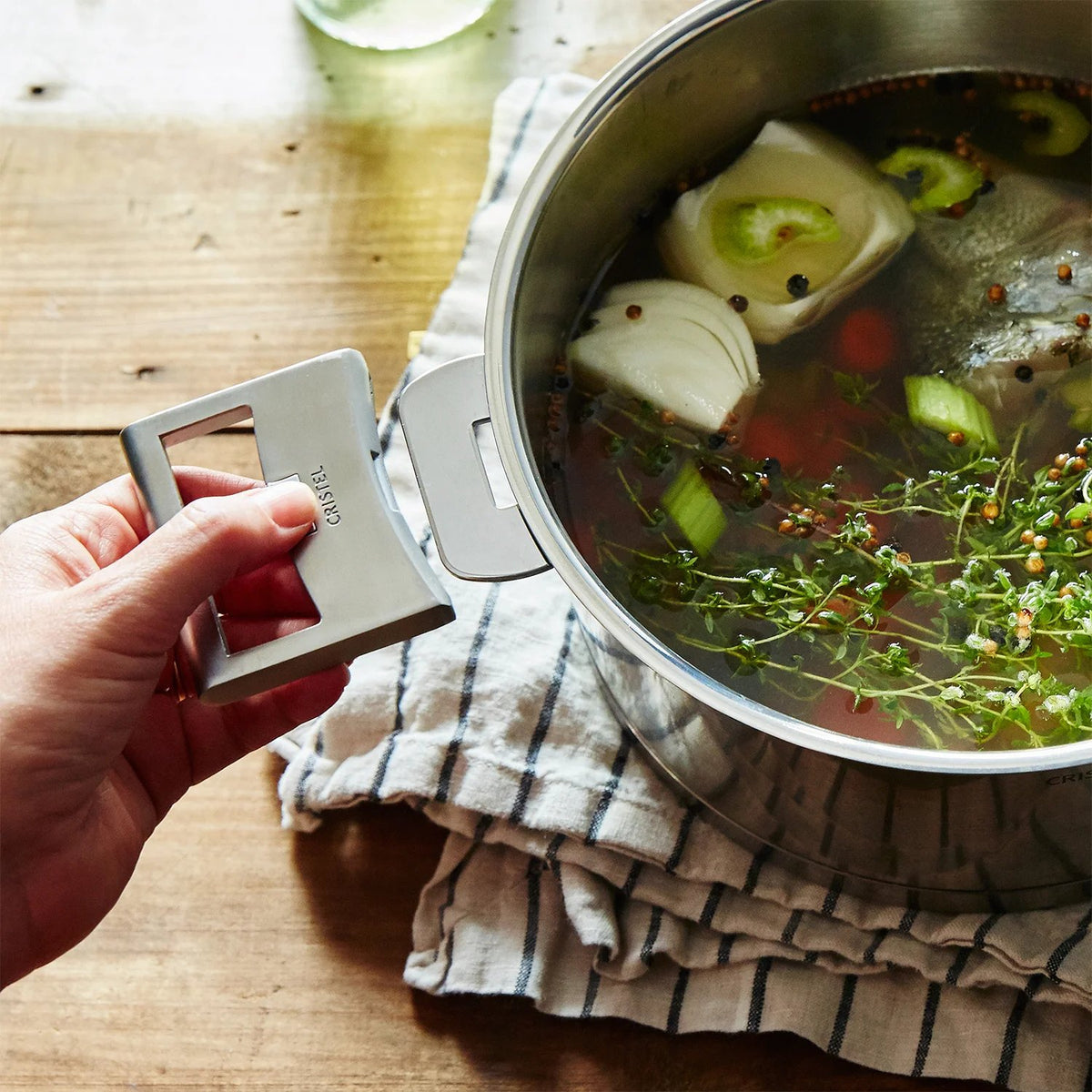 Cristel Strate Stainless Steel Saucepan Plus | 3 Quart