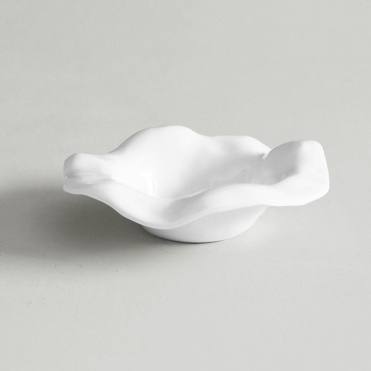 VIDA Havana Small Bowl in White Melamine | 8"D