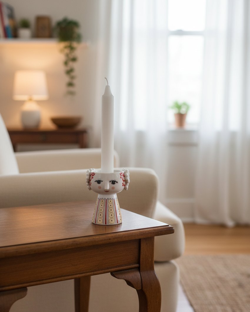 Bjørn Wiinblad Eva Candleholder for Tealights and Candles in Lavender & Lila