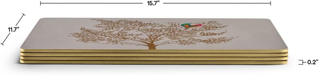 Sarah Miller Heat Resistant Hard Placemats | Set of 4 | Chelsea