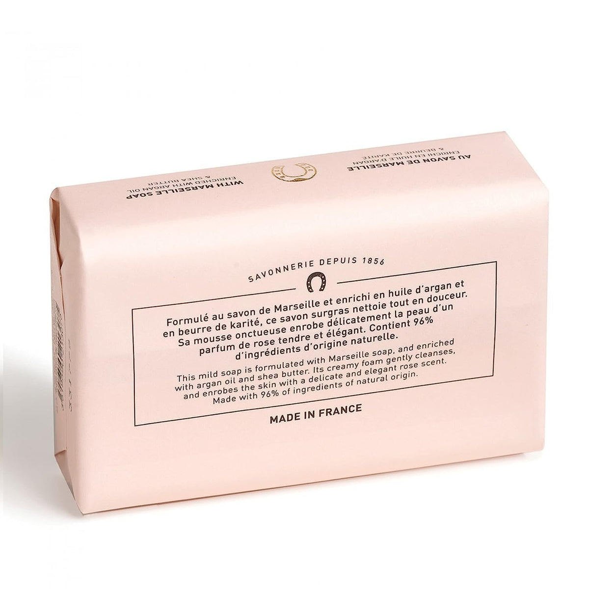 ROSE PETALS (Petales de Rose) Organic Marseille Bar Soap with Shea Butter & Argan Oil | Set of 2