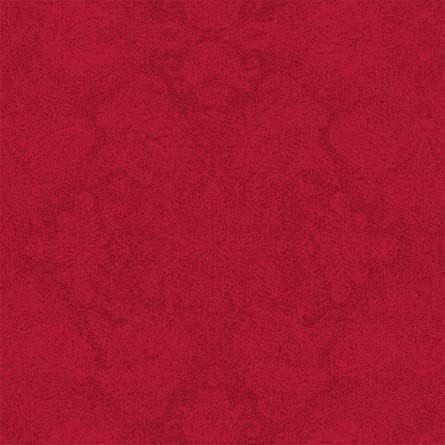 Garnier Thiebaut French Jacquard Tablecloth Mille Isaphire Mini Grenat (Red) Coated Textile | 69" Round