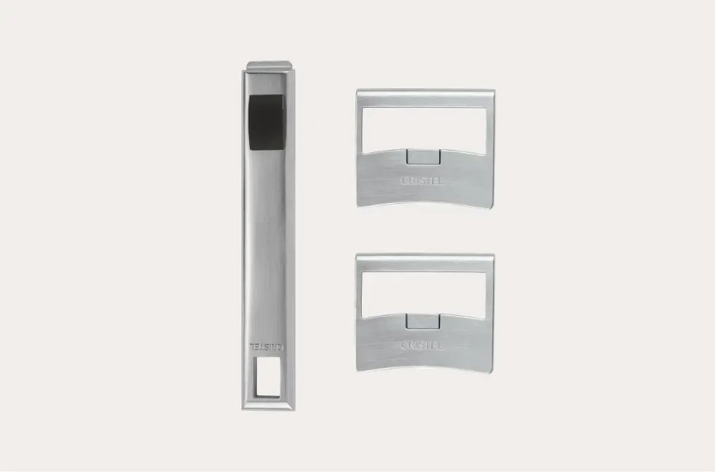 Cristel Strate® Stainless Steel Handle Set (1 Long + 2 Side Handles)