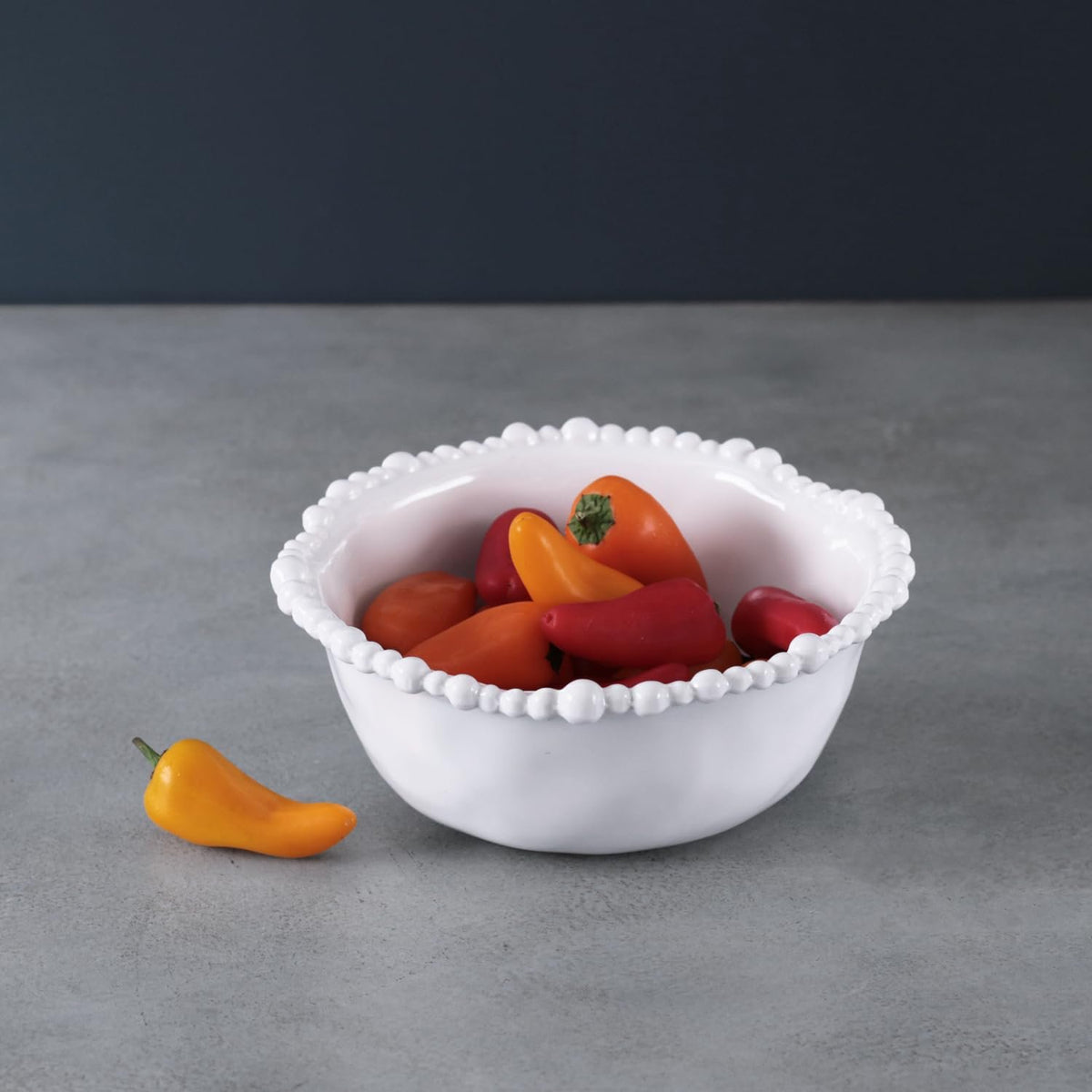 VIDA Alegria Cereal Bowl in White Melamine | Sets of 4