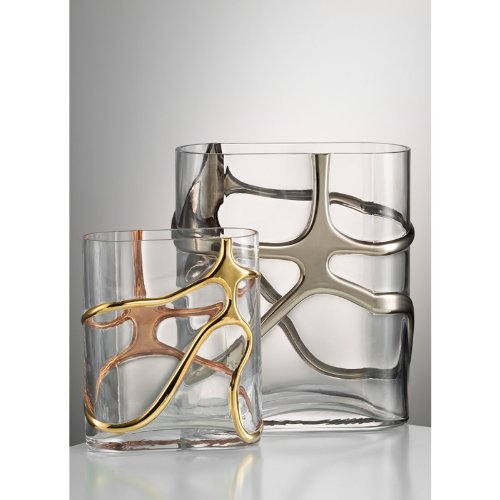 Eisch Stargate Vase with Gold Shapes - Home Decors Gifts online | Fragrance, Drinkware, Kitchenware & more - Fina Tavola