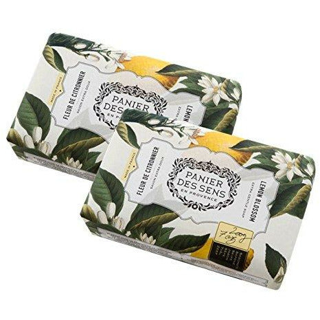 Panier des Sens Lemon Blossom Shea Butter Soap (set of 2) - Home Decors Gifts online | Fragrance, Drinkware, Kitchenware & more - Fina Tavola
