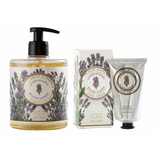 Lavender Liquid Marseille Soap & Hand Cream Set - Home Decors Gifts online | Fragrance, Drinkware, Kitchenware & more - Fina Tavola