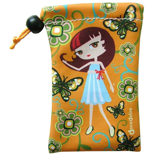 Small Pouche Printed Girl Orange - Home Decors Gifts online | Fragrance, Drinkware, Kitchenware & more - Fina Tavola