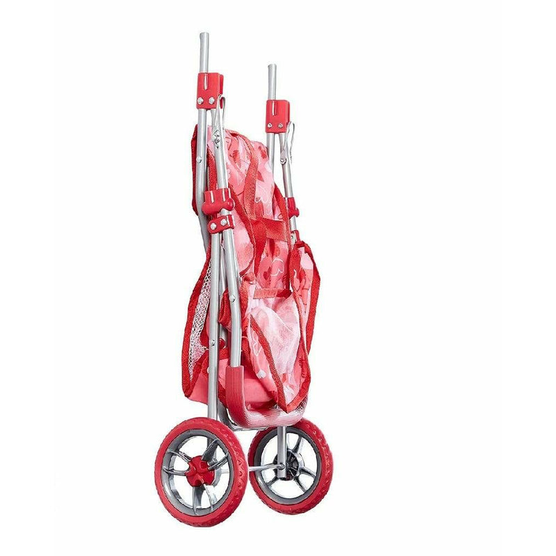 The New York Doll - Doll Jogging Stroller Pink Hearts - Home Decors Gifts online | Fragrance, Drinkware, Kitchenware & more - Fina Tavola