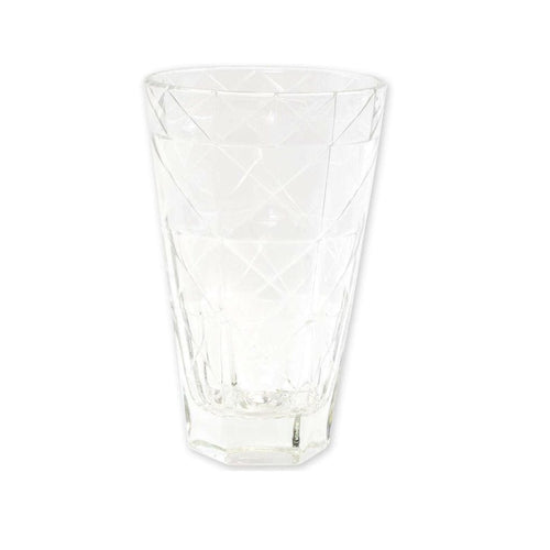 Vietri Prism Clear Tall Tumbler - Home Decors Gifts online | Fragrance, Drinkware, Kitchenware & more - Fina Tavola