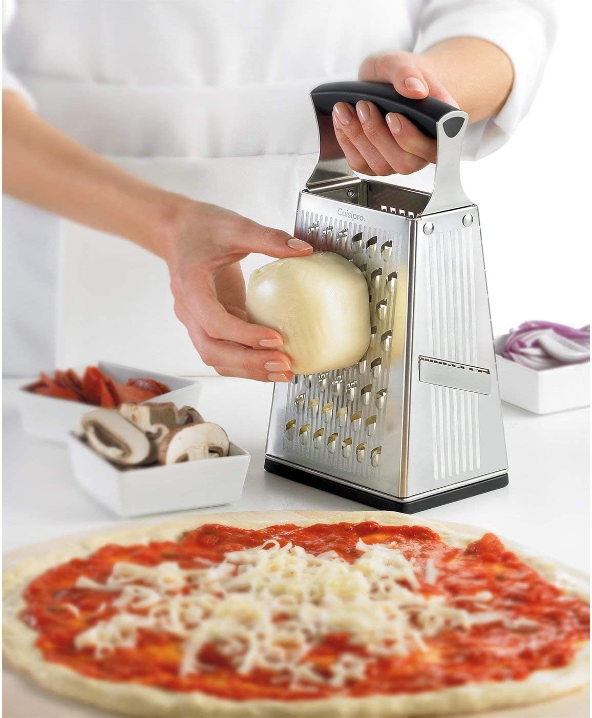 Cuisipro Stainless Steel 4 Sided Box Surface Grater