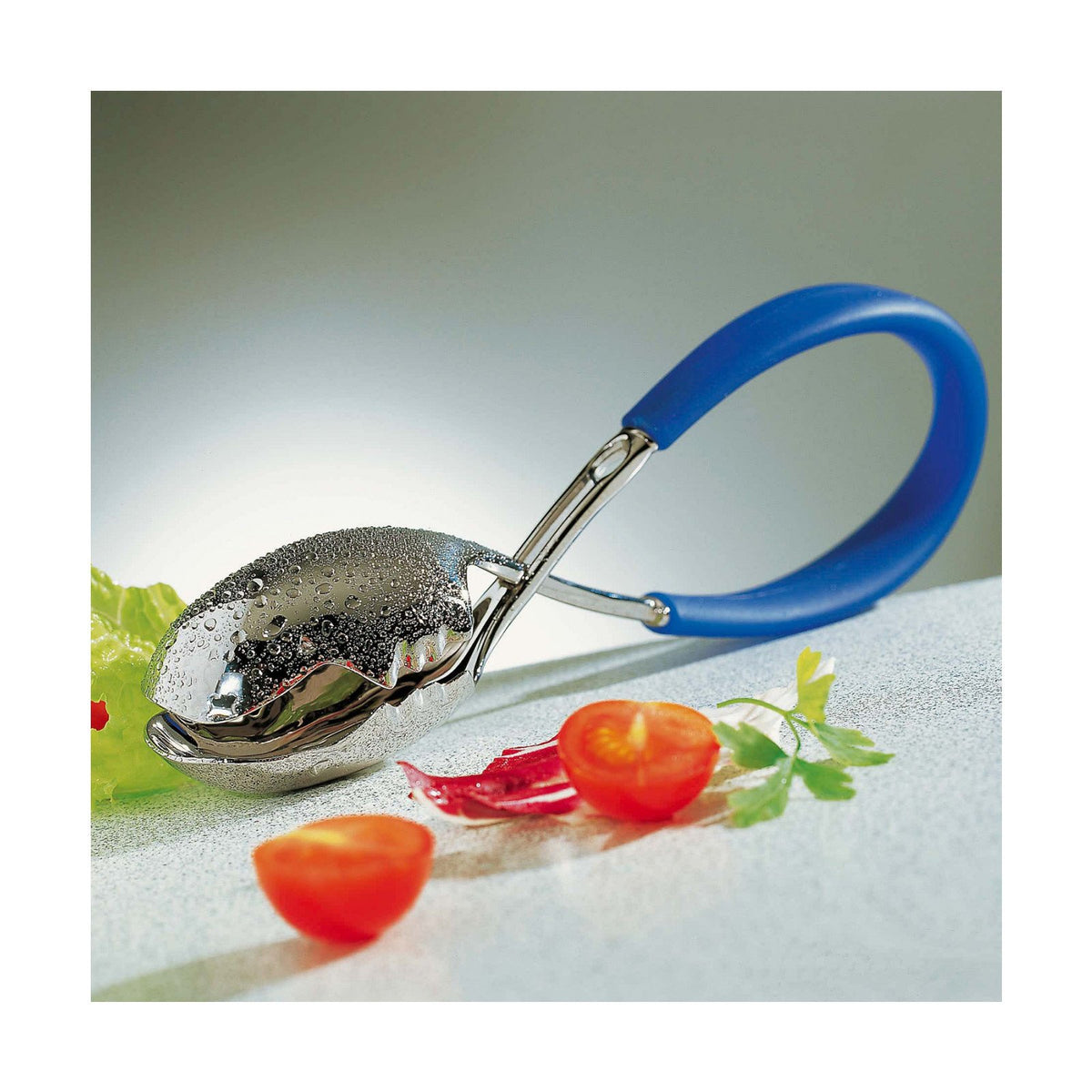 Kiss Salad Tongs | Blue