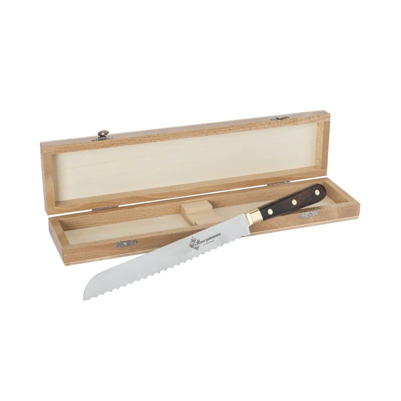 Au Nain “Le Thiers” Prince Gastronome Bread Knife in Wood Box