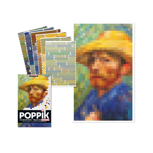 Mosaic Creative Sticker Activity Poster | Portrait Vincent Van Gogh
