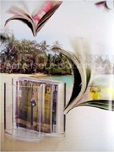 Isola Decorative Vase & Magazine Rack | Clear