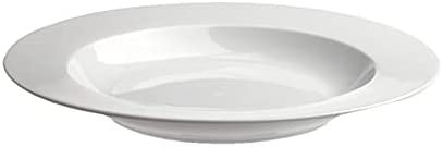 Grands Classiques Alaska Large Soup Plate in White Porcelain | Set of 4 | 11.75"