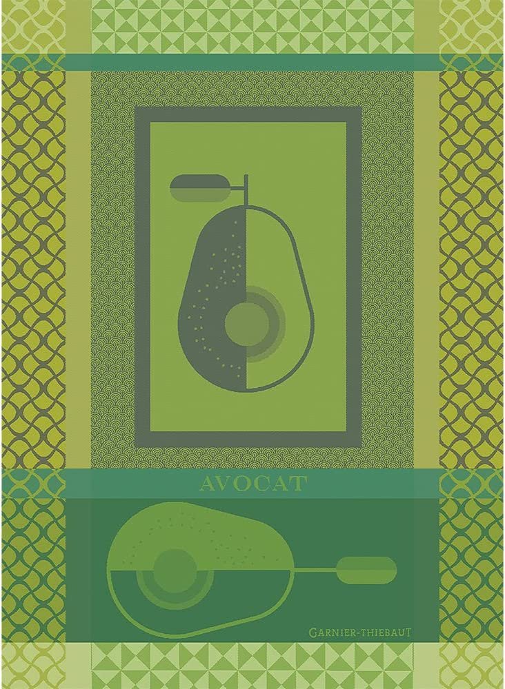 Kitchen Tea Towels | Green Avocado (set of 2)