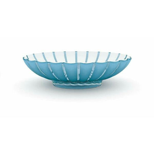 Guzzini Grace Acrylic Oval Centerpiece Bowl | Blue