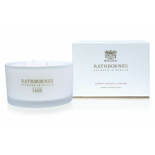 Rathbornes Cassis Leaves & Jasmine Four Wick Luxury Scented Candle - Home Decors Gifts online | Fragrance, Drinkware, Kitchenware & more - Fina Tavola