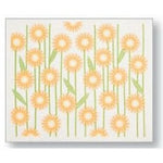 Swedish Drying Mats with Dishcloths Set of 4  (Green Leaves & Yellow Daisies) - Home Decors Gifts online | Fragrance, Drinkware, Kitchenware & more - Fina Tavola