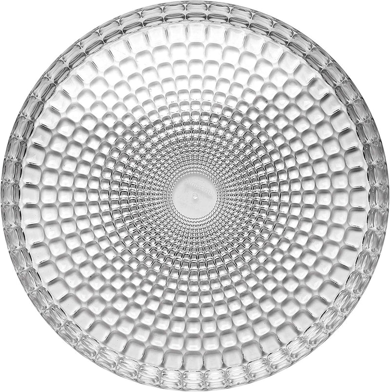 Tiffany Round Serving Tray | Clear