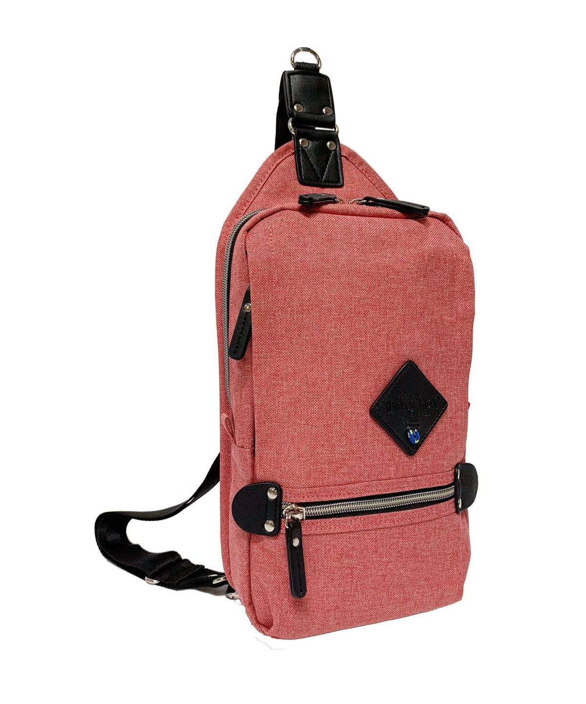Harvest Label Sling Pack Crossbody Bag Pink Casual Purse Backpack