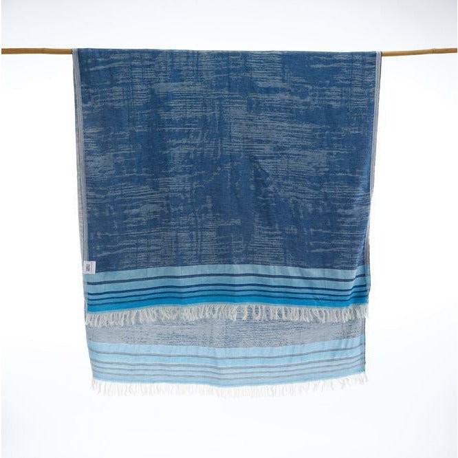 Blue Indigo Turkish Towel - Home Decors Gifts online | Fragrance, Drinkware, Kitchenware & more - Fina Tavola