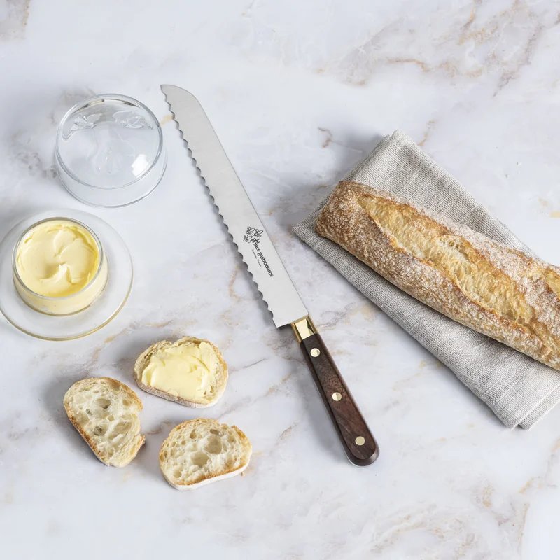 Au Nain “Le Thiers” Prince Gastronome Bread Knife in Wood Box