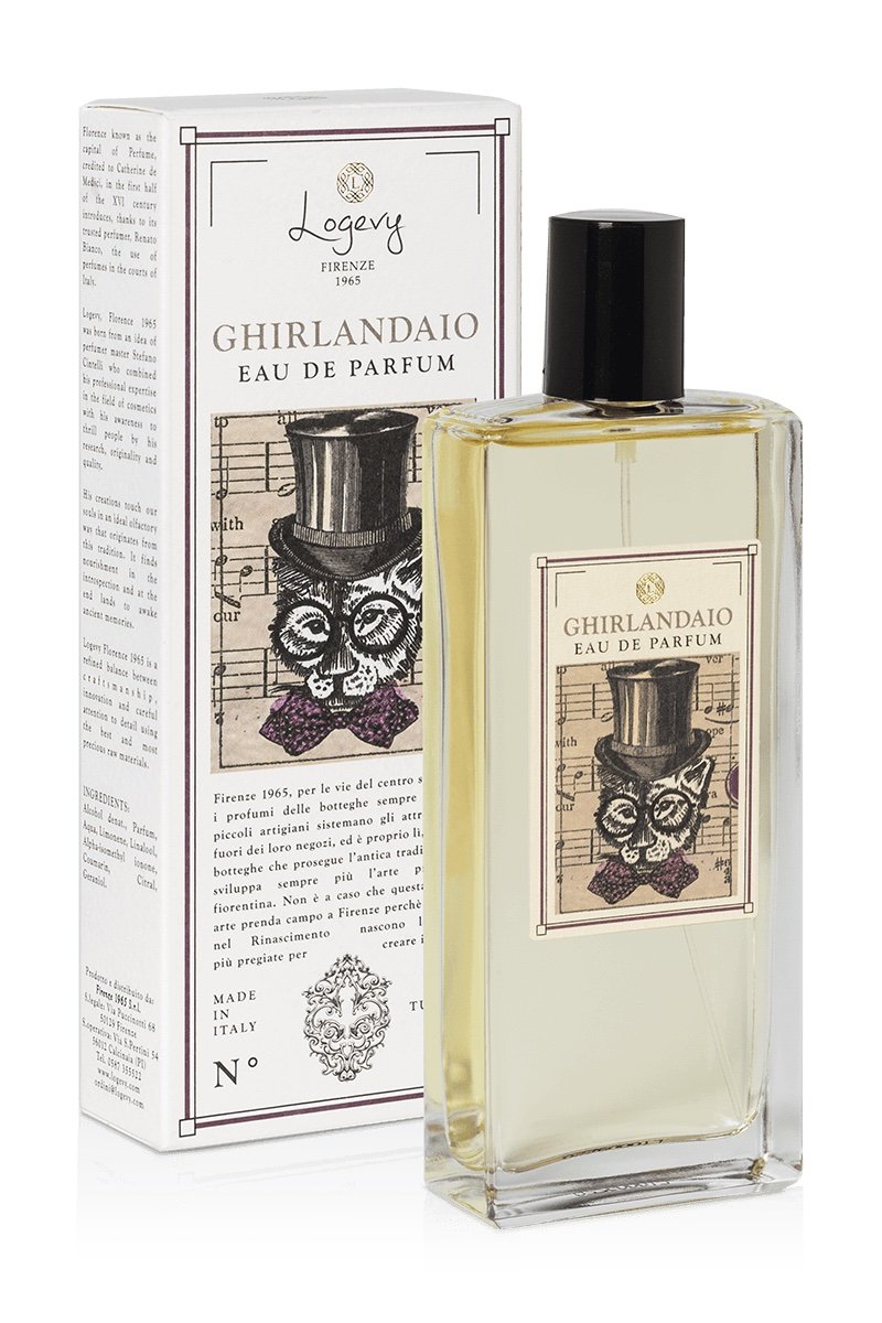 Logevy Ghirlandaio Eau de Parfum Masculine Tuscany Fragrance 100ml, Spicy, Woody, Musk