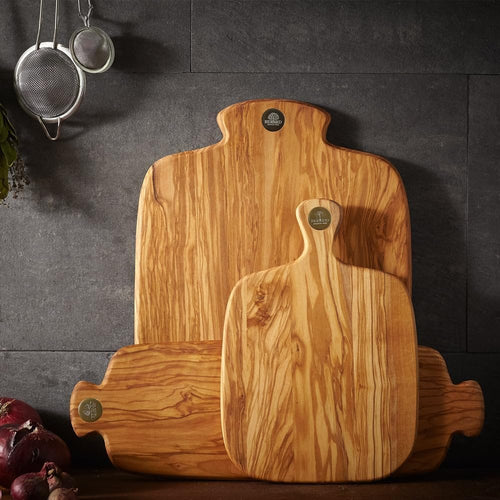 Berard Rancine Olivewood Handle Serving & Cutting Board | 15.7" x 11.8"