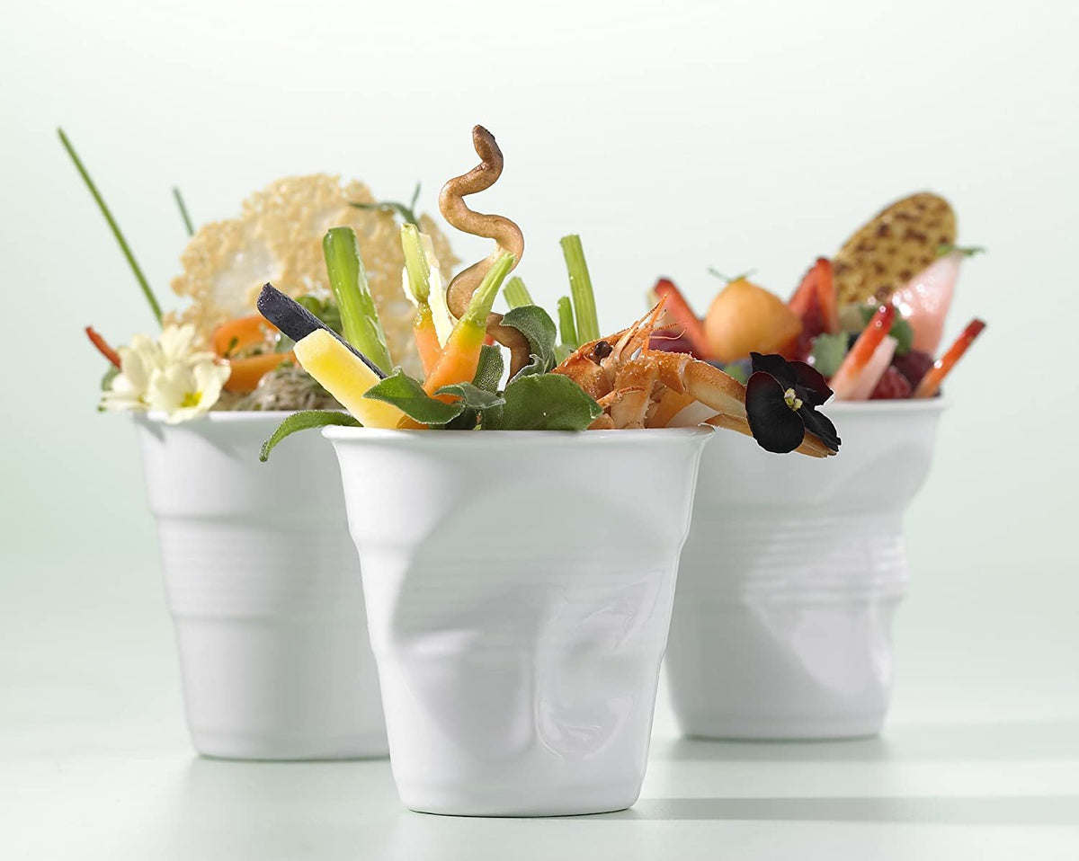 Froisses Crumple Porcelain Breakfast Coffee Tumbler | 11.5oz