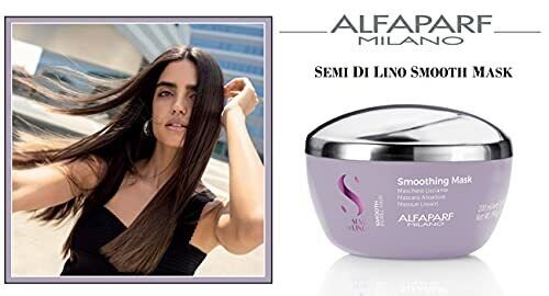 Semi Di Lino Smoothing Mask Intensive Detangling Hair Treatment | 200ml | For Frizzy and Rebel Hair