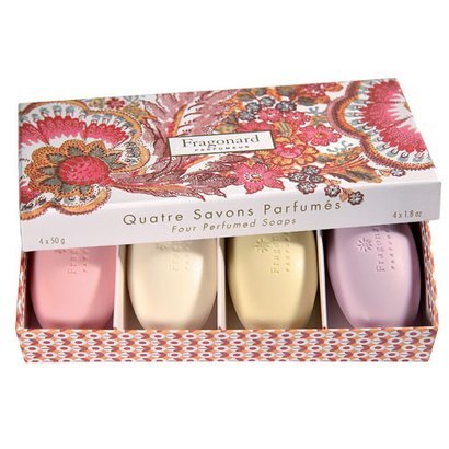 Fragonard Flowers scented bar soap gift box – French floral soap set