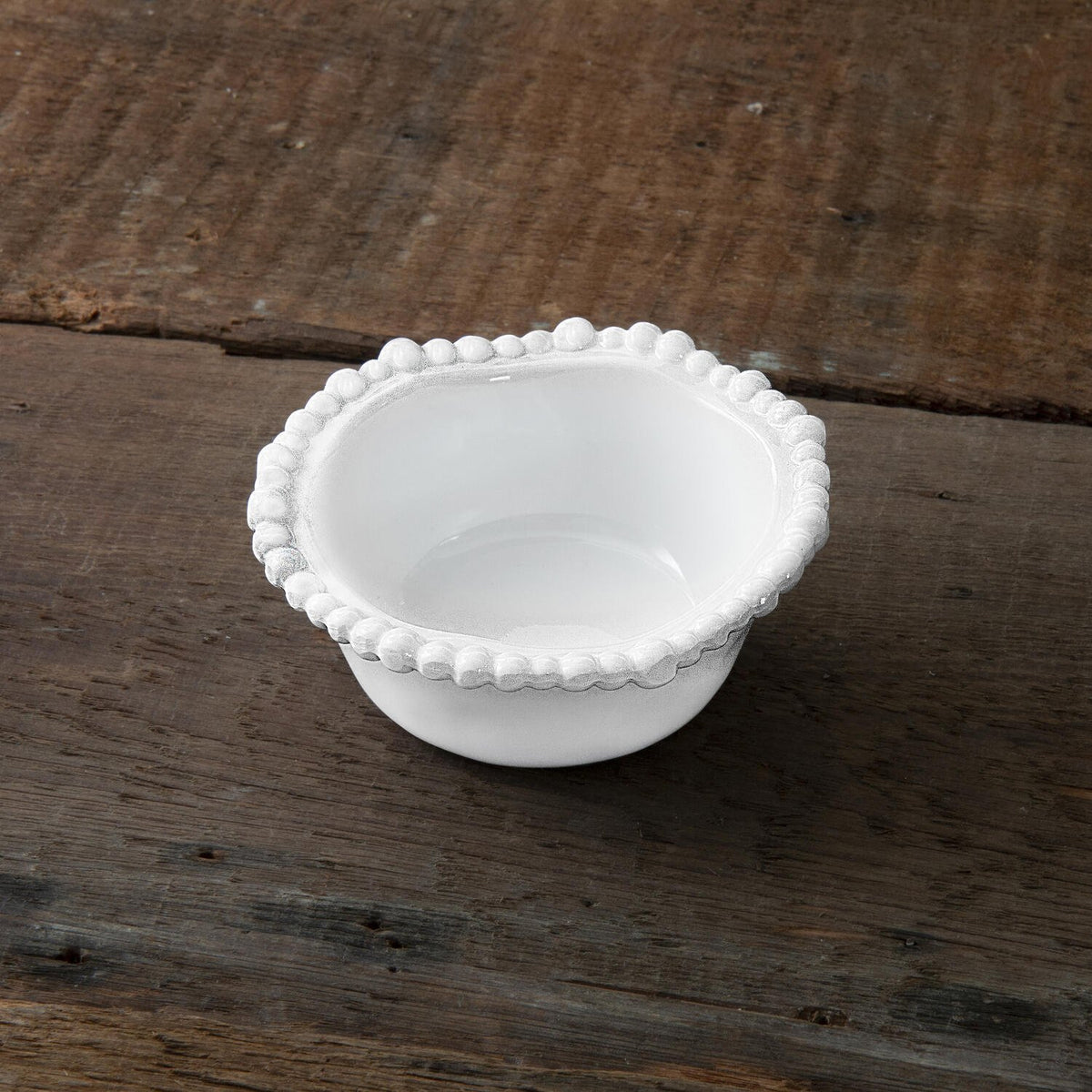 VIDA Alegria Small Bowl in White Melamine | 4.75"D