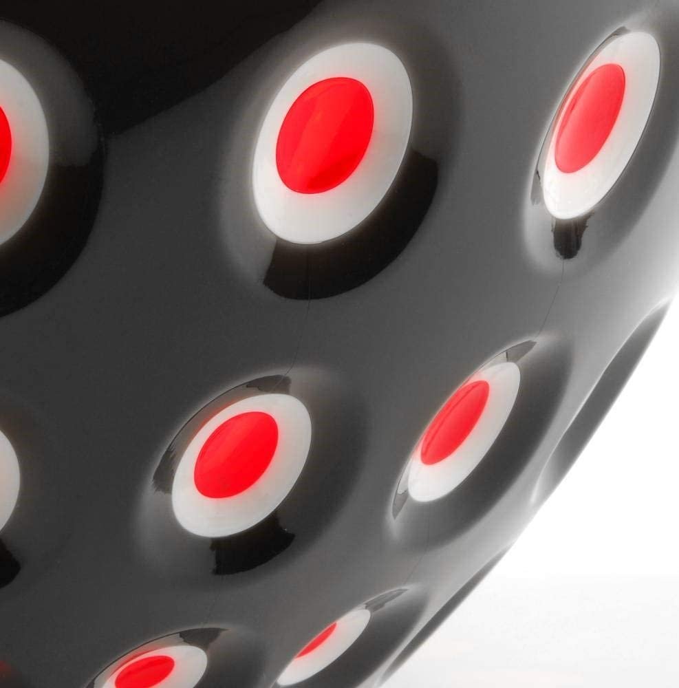 Le Murrine Medium Serving Bowl | Red & Black | 7.9"