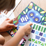 Mosaic Creative Sticker Activity Poster | Baby Animals