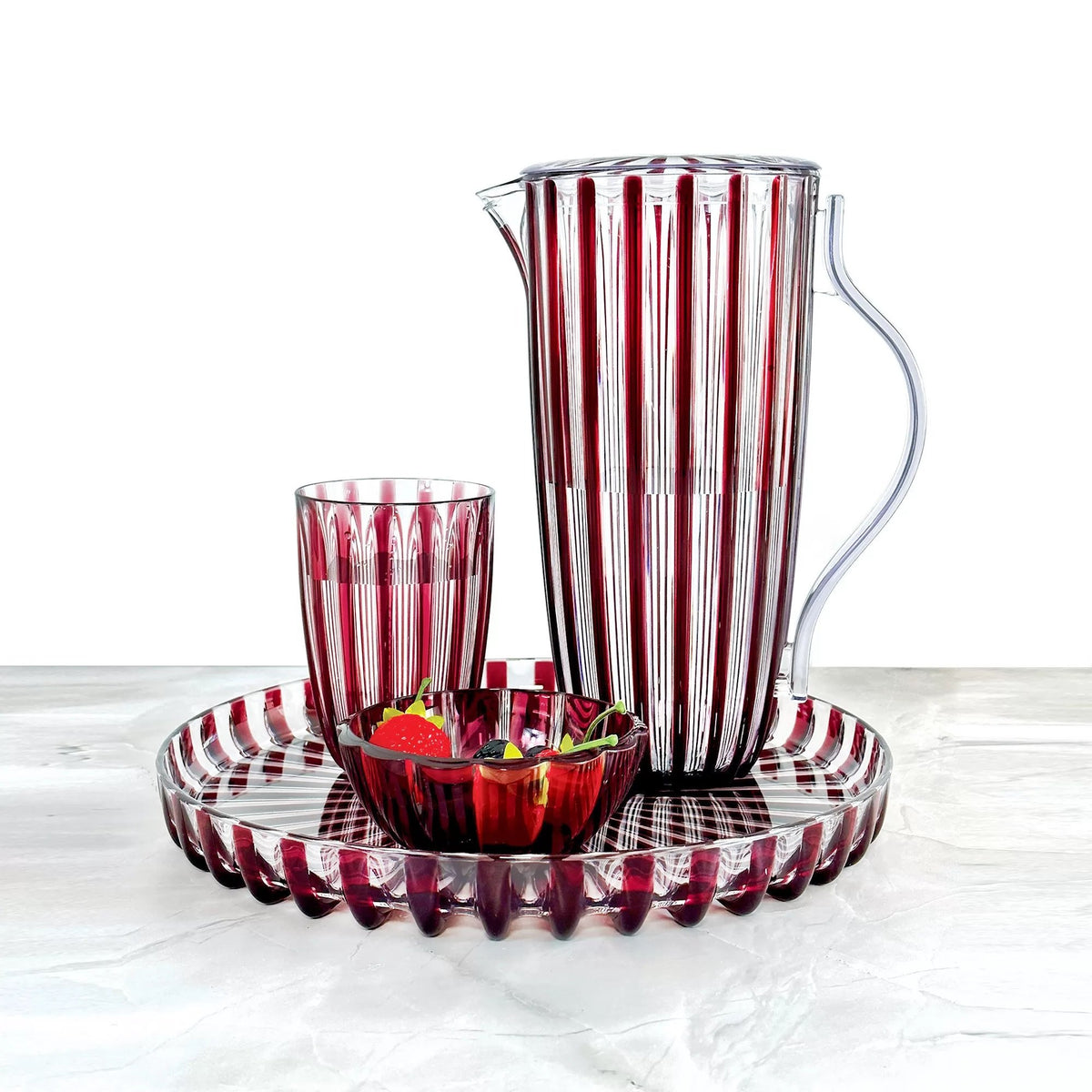 Dolcevita Outdoor Tall Tumblers | Set of 4 | Amethyst