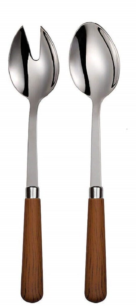 Quid Novi Serving Set Stainless Steel & Wood Acrylic Handle | Corsica Collection