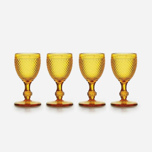 Bicos Ambar Water Goblet (Set of 4) - Home Decors Gifts online | Fragrance, Drinkware, Kitchenware & more - Fina Tavola