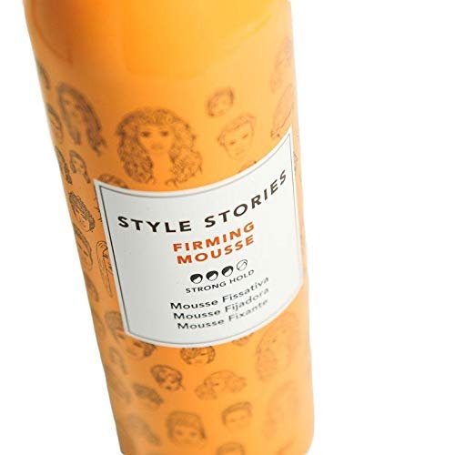 Alfaparf Milano Firming Mousse Styling Product Strong Hold Long-Lasting All Day Hold Style Stories Professional Salon Quality - 8.45 Fl Oz