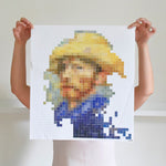 Mosaic Creative Sticker Activity Poster | Portrait Vincent Van Gogh