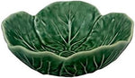 Bordallo Pinheiro 6 Ounce Green Cabbage Bowl, Set of 4