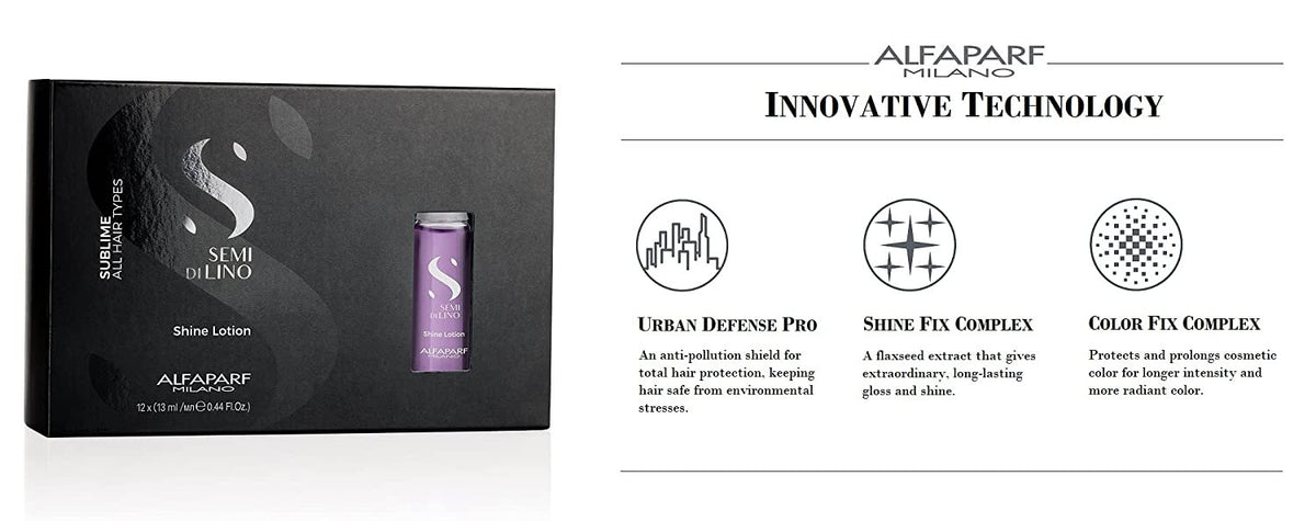 Semi Di Lino Sublime Shine Lotion | Leave In Hair Treatment - Revitalizes and Adds Brilliant Shine
