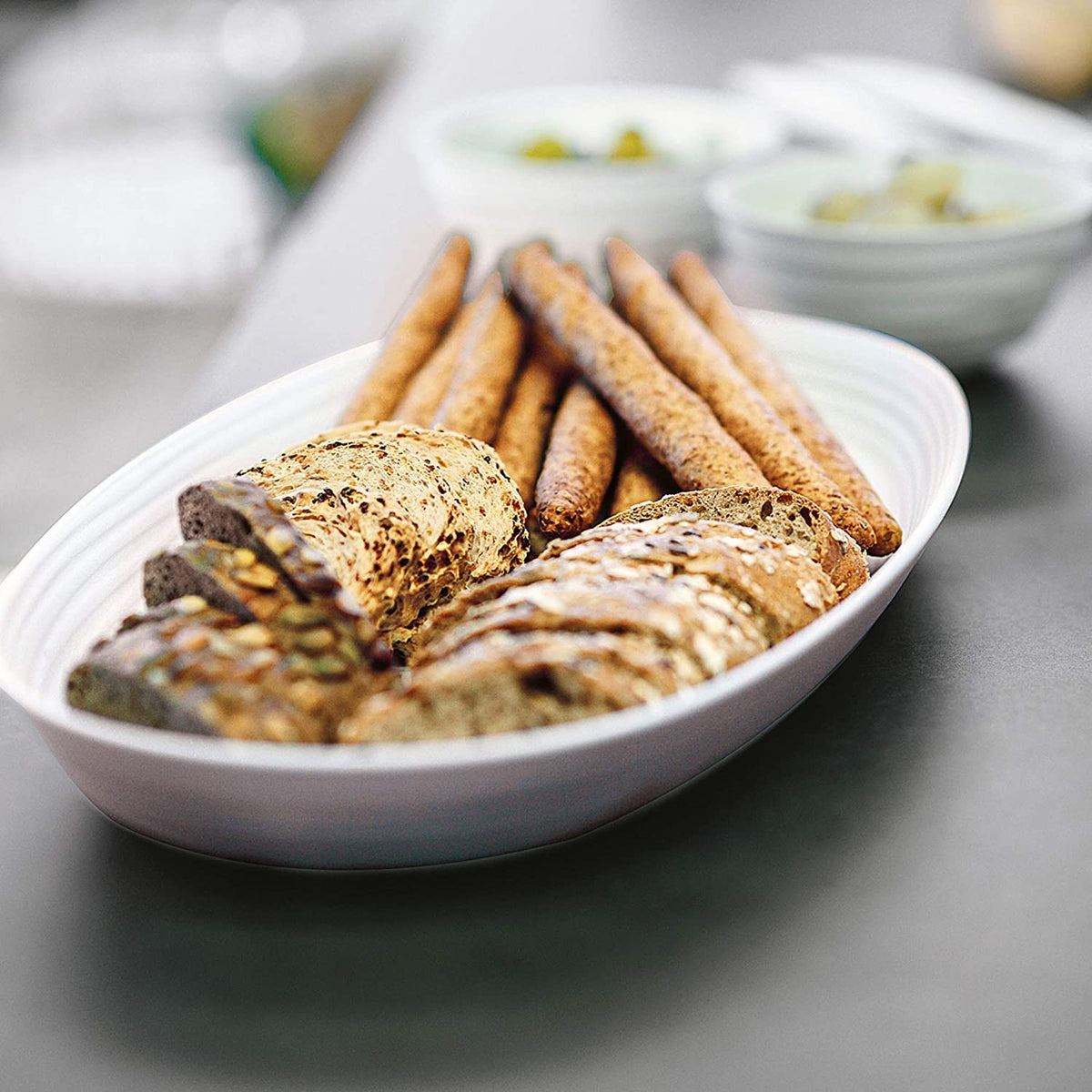Tierra Serving Tray | White