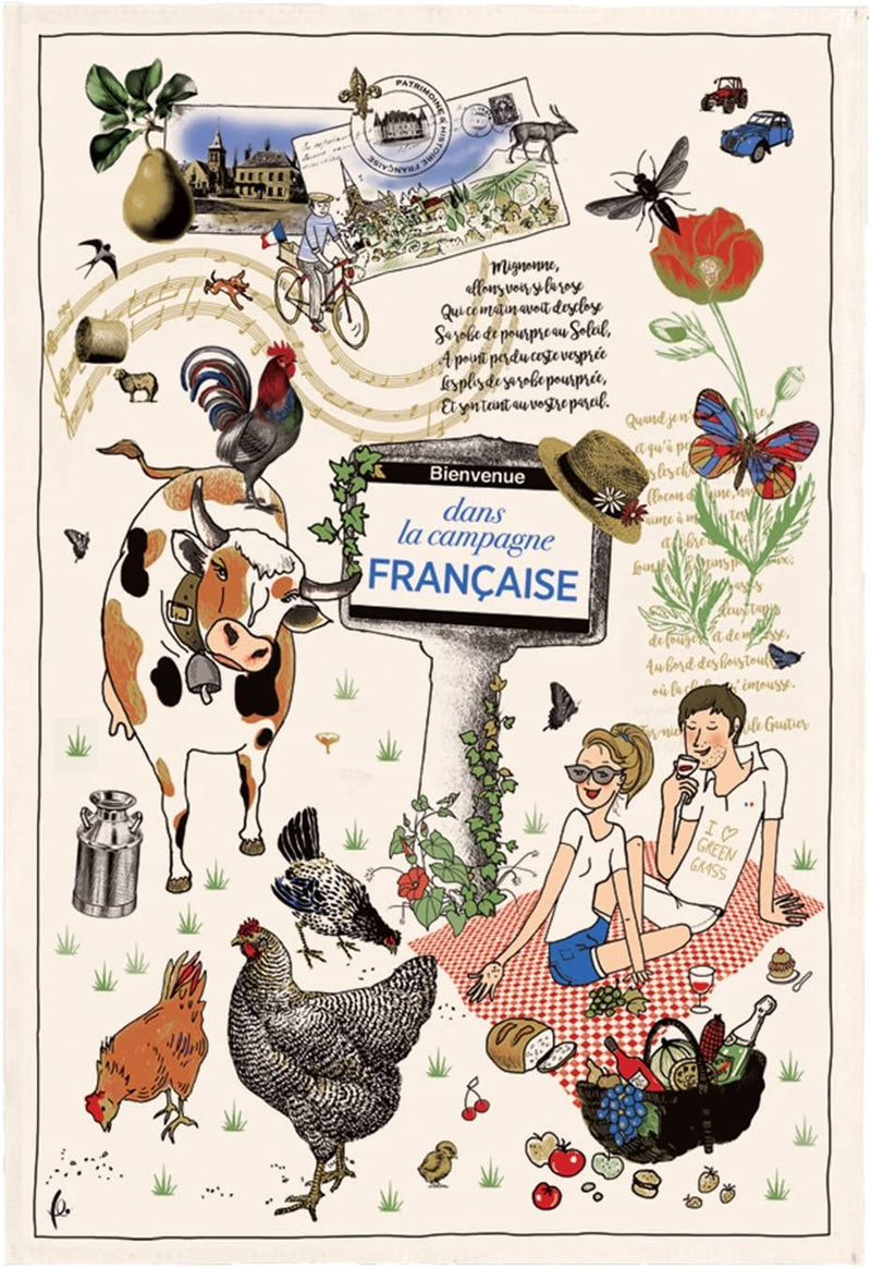 Kitchen Tea Towel | French Countryside